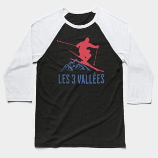 Les 3 Vallées Baseball T-Shirt